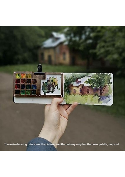 15 Renkli Eskiz Defteri Paleti, Seyahat Boya Paleti (Renksiz) (Yurt Dışından) fiyatları