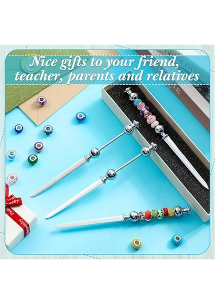 16 Adet Boncuklu Mektup Açacağı Mektup Açacağı Hediye Ofis Için (Yurt Dışından) modelleri