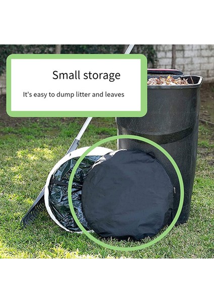 Bahçe Katlanabilir Yaprak Toplayıcı, Açık Bahçecilik Pop-Up Yuvarlak Yaprak Duspan, Yeniden Kullanılabilir Bahçe Atık Toplama Kovası (Yurt Dışından) indirimleri