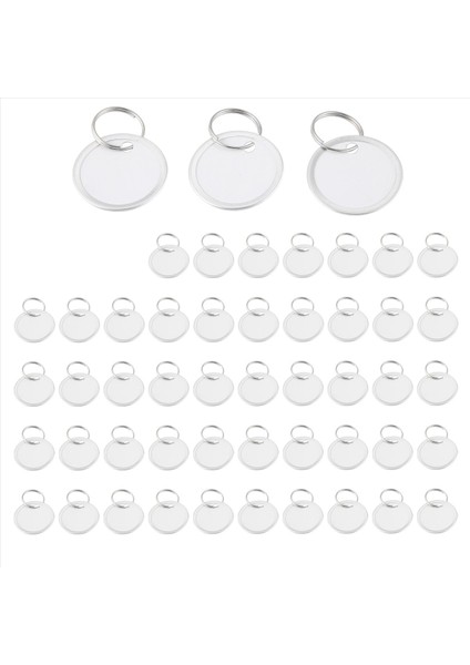 Metal Jant Etiketleri Anahtar Etiketler Araba Tuşları ve Kapı Tuşları Için Metal Halkalı Yuvarlak Kağıt Etiketleri (50 Adet) (Yurt Dışından)