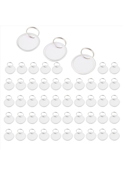 Metal Jant Etiketleri Anahtar Etiketler Araba Tuşları ve Kapı Tuşları Için Metal Halkalı Yuvarlak Kağıt Etiketleri (50 Adet) (Yurt Dışından) fiyatları