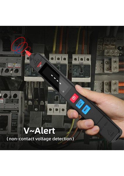 Bıde Z2 Ac Voltaj Test Cihazı Sızıntı Dedektörü Sürünme Elektrikli Kalem Temassız Devre Süreklilik 0-300V Siyah (Yurt Dışından) modelleri