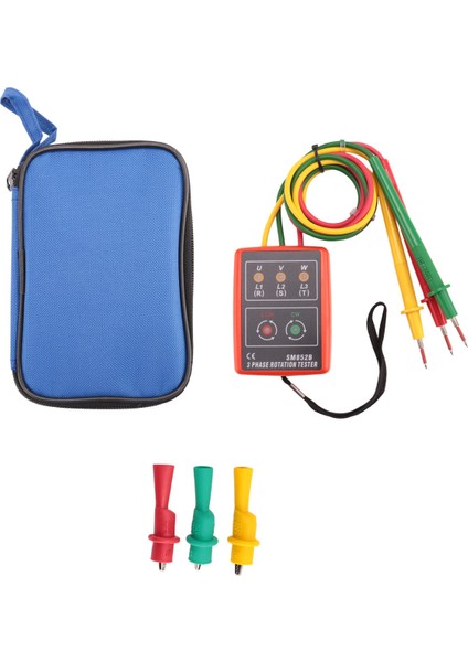 Yeni 3 Faz Dizisi Döndürme Test Cihazı Gösterge Dedektör Ölçer LED Buzzer Taşınabilir Kese TD-LED02 (Yurt Dışından) fiyatları