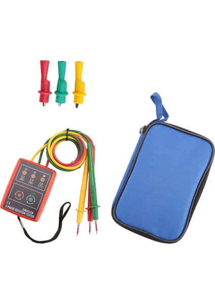 Yeni 3 Faz Dizisi Döndürme Test Cihazı Gösterge Dedektör Ölçer LED Buzzer Taşınabilir Kese TD-LED02 (Yurt Dışından) modelleri