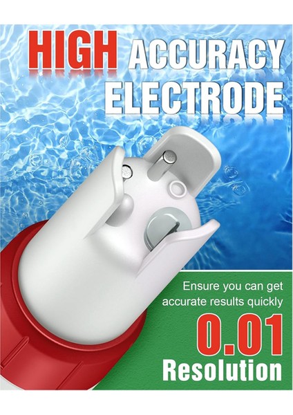 4&#39;ü 1 Arada Ph Metre, Ph Metre, Dijital Ph Test Cihazı 0-14 Ph Ölçüm Aralığı ile 0.01 Yüksek Doğruluk, Ev Içme Için (Yurt Dışından) modelleri