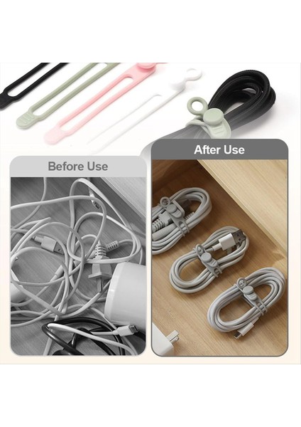 Veri Kablosu Organizatörü, Yükseltme Silikon Kablo Bağları Yeniden Kullanılabilir Kablo Yöneticisi, Elastik Kordon Organizatörü (Yurt Dışından) fırsatları