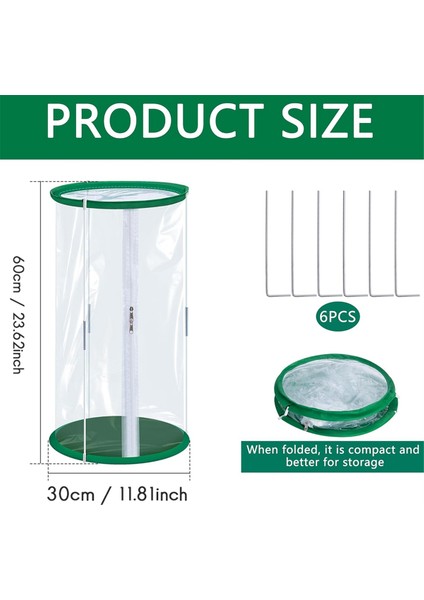 2pcs Pvc Mini Sera, 23.6 x 11.8 Inç Şeffaf Çiçek Bitkisi Mini Sera Kapağı, Taşınabilir Bitki Koruyucusu (Yurt Dışından) fiyatları