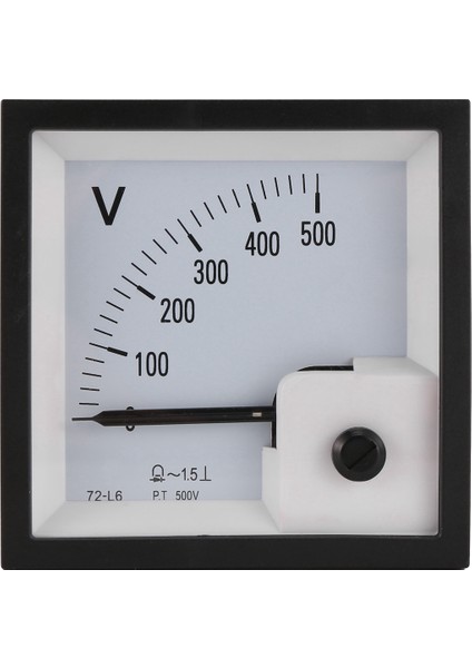 72-L6 Voltmetre 500V Işaretçi Tipi Voltaj Metre Mekanik Başlık Işaretçi Ölçer Jeneratör Set Parça (Yurt Dışından)
