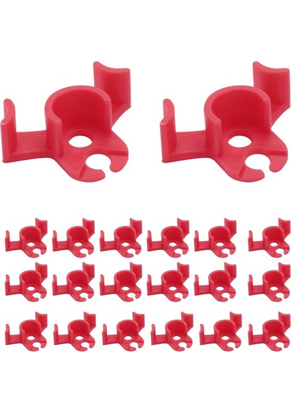 (20 Adet Paket) Lst Klips, Bitki Eğitimi Için Düşük Basınçlı Tesis Bender (Kırmızı) (Yurt Dışından) fiyatları
