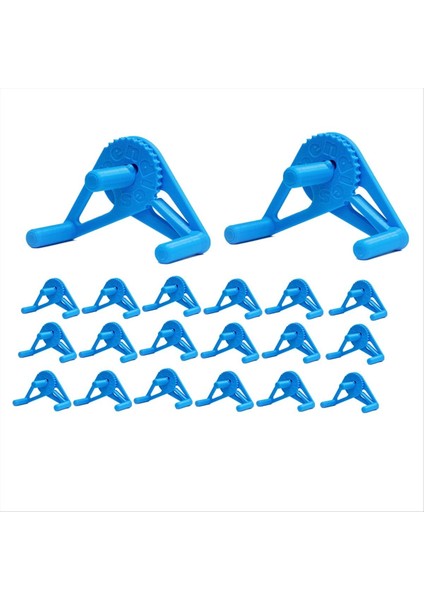 20 Pack Bitki Klipleri -Bul Bitki Eğitimi Kök Desteği Için Tasarlanabilir Düşük Stresli Eğitim Bitki Destek Klipleri Çadır Mavisi Büyür (Yurt Dışından)