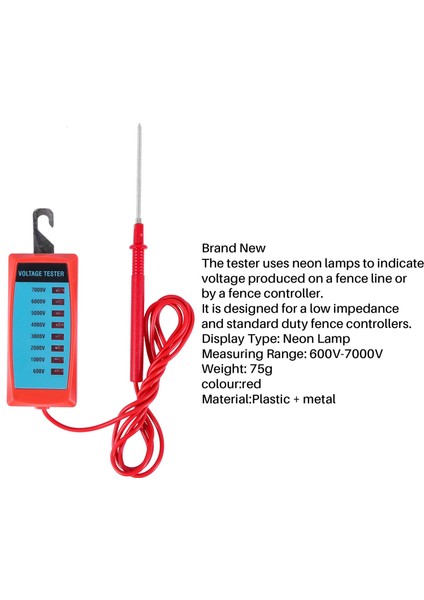 Çiftlik Bahçesi Güneş Çit Hatası Için Elektrikli Çit Voltaj Test Cihazı (Yurt Dışından) modelleri