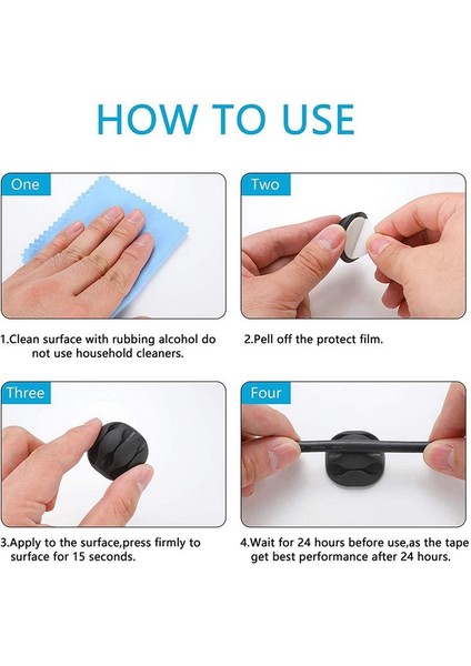 173 Pcs Kablo Yönetimi Organizatör Kiti, Yapışkan Kablo Klipsleri Tutucu, Kablo Bağları, Yapışkan Duvar Kablosu Kravat, Kablo Bağlarını Sabitleyin (Yurt Dışından) fırsatları