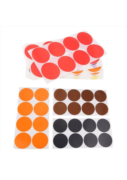 2 Inç Yuvarlak Renk Kodlama Etiketi 10 Çeşitli Renkler Çember Dot Etiketleri Kendinden Yapışkan Renkli Düz Renk Etiketi (400) (Yurt Dışından)
