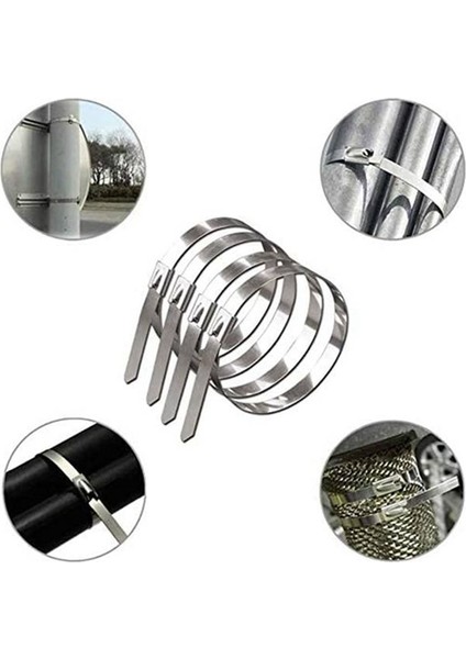 200PCS Metal Kablo Bağları Paslanmaz Çelik Kablo Bağları Deniz Kablosu Bağları Tel Düzeltme Tokası Fotovoltaik Güç Kablosu Bağları (Yurt Dışından) modelleri