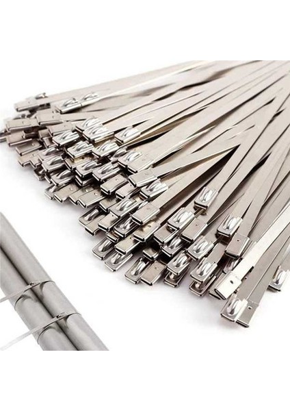 200PCS Metal Kablo Bağları Paslanmaz Çelik Kablo Bağları Deniz Kablosu Bağları Tel Düzeltme Tokası Fotovoltaik Güç Kablosu Bağları (Yurt Dışından) indirimleri