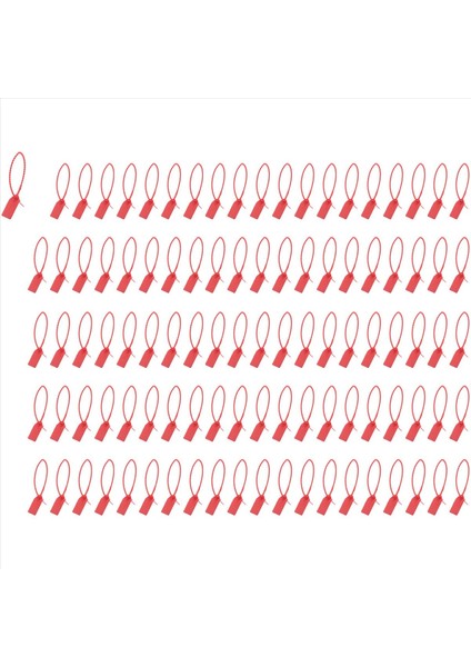 100 Plastik Kurcalama Contaları, Numaralı Fermuar Bağları, Yangın Söndürücü Için Tek Kullanımlık Kendi Kendine Kilitleme Tabelası, Nakliye, 250MM B (Yurt Dışından) modelleri