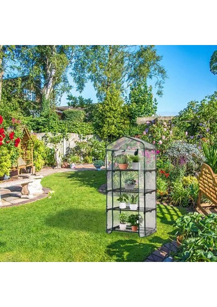 Sera Kapağı Açık Iç Mekan Kapalı Su Geçirmez Yedek Çiçek Ev Çadır Bahçe Flowerpot 2 Katman (Yurt Dışından) modelleri