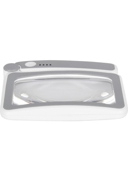 Yakın Çalışma Için Işıklandırılmış Büyüteç Okuma 3.5x Katlanır El LED Aydınlatılmış Dikdörtgen Büyüt (Yurt Dışından)