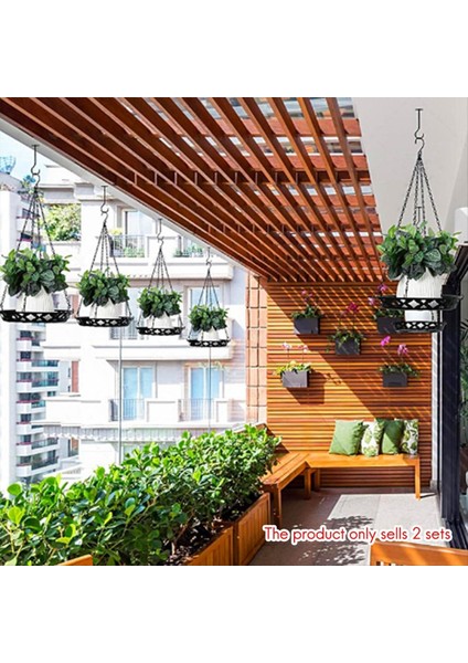 2 Paket Metal Bitki Askı Iç Mekan Bitkileri Metal Bitki Askı (Yurt Dışından) indirimleri