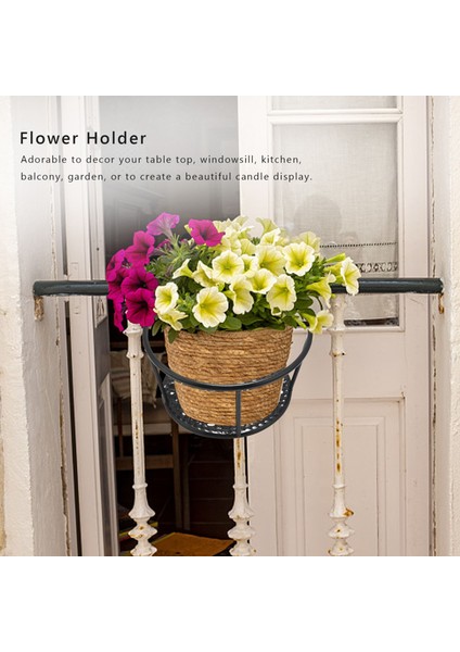 Metal Çiçek Tutucu Raf Standı Asılı Kaplar Sepet Bitki Bahçe Duvar Depolama (Yurt Dışından) modelleri