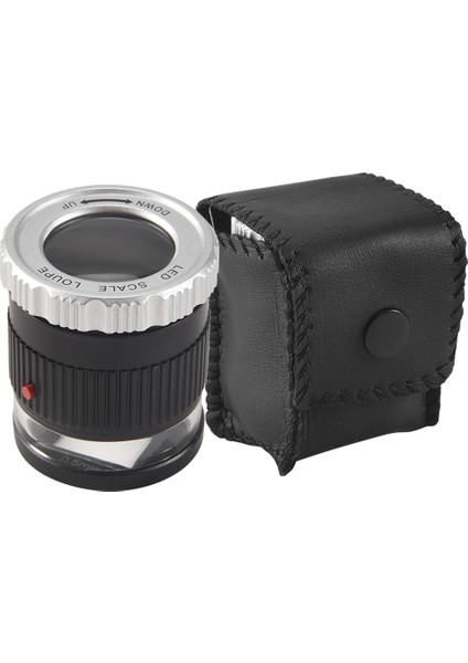 Loupe Büyüteç 30X Büyüteç Aydınlatılmış Ayarlanabilir Odak Uzunluğu Masaüstü Büyüteç, Takı Tekstil Için 6 Işık (Yurt Dışından)