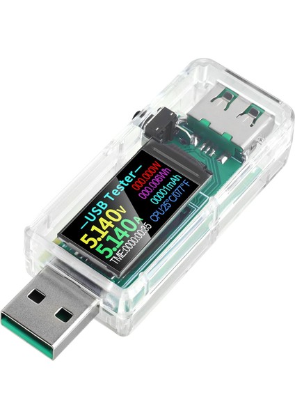 USB Test Cihazı USB Güç Ölçer, USB Multimetre 3.3-30V 0-5A Voltaj Akım Kapasitesi Amp Volt Voltmetre Ammetre Dedektörü (Yurt Dışından)