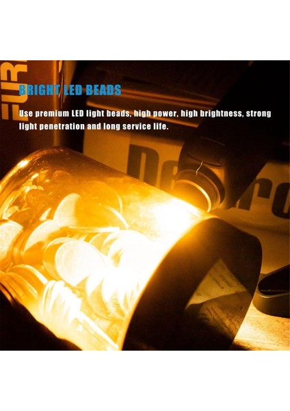 7 Işıklı, USB Şarj Edilebilir Katlanabilir Katlanabilir El Feneri (Yurt Dışından) fiyatları