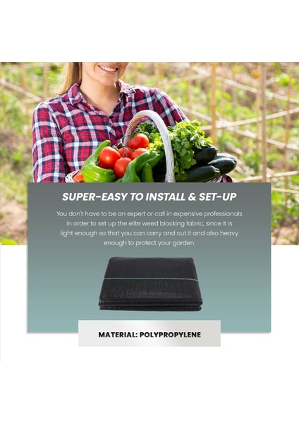 Bahçe Ayıklama Bariyeri Peyzaj Kumaş Dayanıklı ve Ağır Hizmetli Ayıklama Bloğu Bahçecilik Mat, Kolay Ayıklama Kontrolü, 4ft x 50FT (Yurt Dışından) modelleri