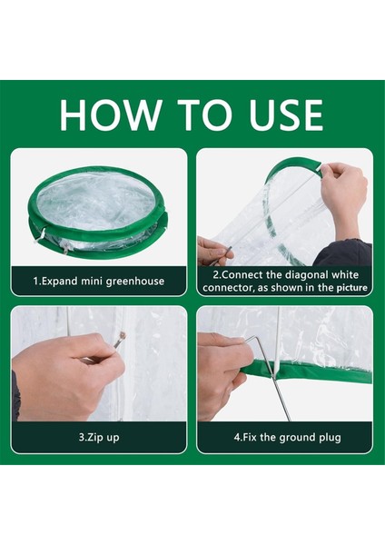 2pcs Pvc Mini Sera, 23.6 x 11.8 Inç Şeffaf Çiçek Bitkisi Mini Sera Kapağı, Taşınabilir Bitki Koruyucusu (Yurt Dışından) fırsatları