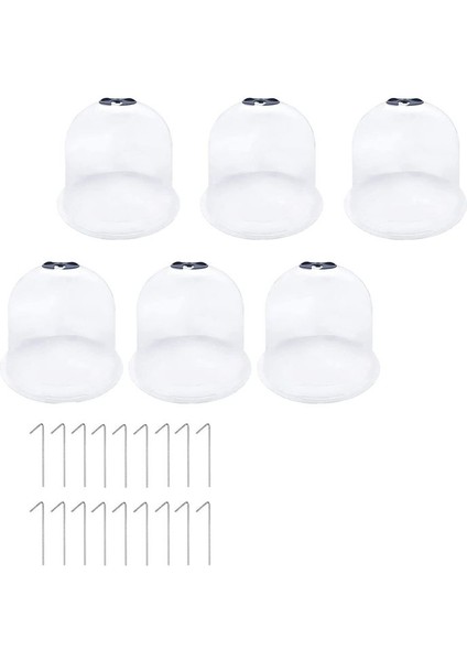 Yeniden Kullanılabilir Bahçe Bitkisi Cloche, Bitki Kubbesi Kapağı Plastik Mini Sera Isınma Bahçe Toprak Bitkileri Don Korur (Yurt Dışından)