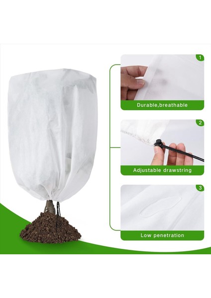 2 Pack Bitki Donma Koruması 42 x 45IN, Don Kumaş Bitkileri Ceket Çizme Ağaç Kapağı Açık Bitkiler Için (Yurt Dışından) fiyatları