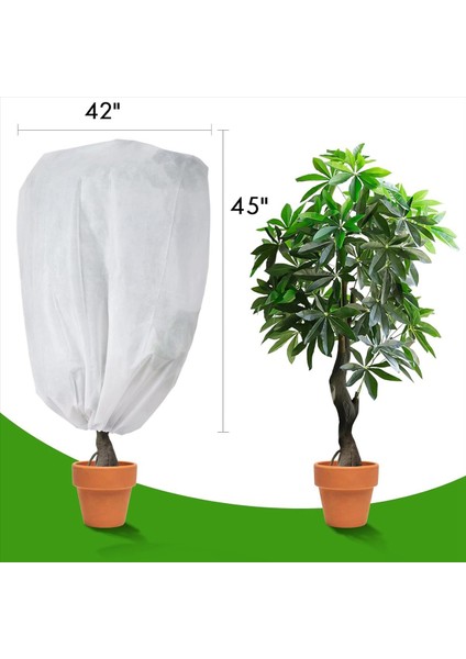 2 Pack Bitki Donma Koruması 42 x 45IN, Don Kumaş Bitkileri Ceket Çizme Ağaç Kapağı Açık Bitkiler Için (Yurt Dışından) fırsatları