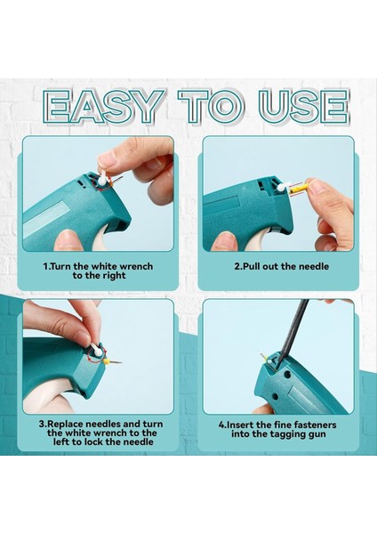 Giyim Etiketi Gunkit Mini Stitchtag Gunattachment Home Dükkanlar Depo (Yurt Dışından) fırsatları