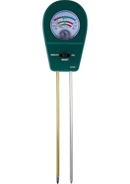 LY101 Toprak Ph Ölçer Tak ve Çalıştır 3'ü 1 Arada Toprak Test Cihazı Dedektörü Bahçe (Yurt Dışından)