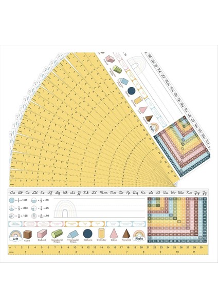 30 Pcs Öğrenci Masa Adı Sınıf- Su Geçirmez Boho Masa Referans Isim Plakaları Için Etiketler- Yapım Isim Plakaları (Yurt Dışından)