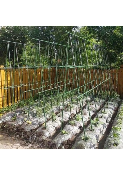 20PCS 11MM Bahçe Kazık Düz Konnektörler Plastik Bahçe Kazı Boru Ağır Hizmet Desteği Destek Hissesi (Yurt Dışından)