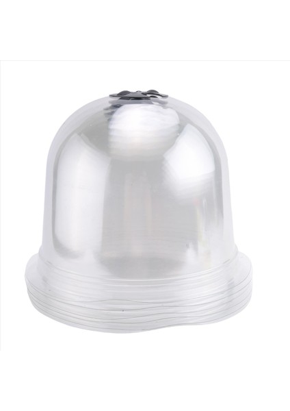 Bahçe Bitkisi Cloche, 6 Adet Plastik Bitki Zili, Yayılma Çanları, Şeffaf Bitki Kubbe Çan Kapağı Isınma Için (Yurt Dışından) fırsatları