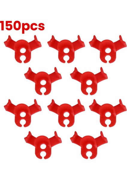 150PCS Bitki Klipsleri Çiçek Sarmaşıkları Için Bükme Aracı Düşük Basınçlı Eğitim 90 Derece Kök Destek Kırmızı (Yurt Dışından) fiyatları