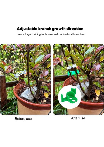 150PCS Bitki Klipsleri Çiçek Sarmaşıkları Için Bükme Aracı Düşük Basınçlı Eğitim 90 Derece Kök Destek Kırmızı (Yurt Dışından) fırsatları