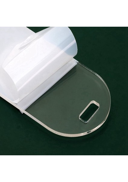 10PC Clear Akrilik Yer Kartları Boşluklar Hediye Etiketleri Şeritli Düğün Adı Kartları Tablo Ayarı Ayrılmış Işaretler Malzemeler Malzemeleri (Yurt Dışından) indirimleri