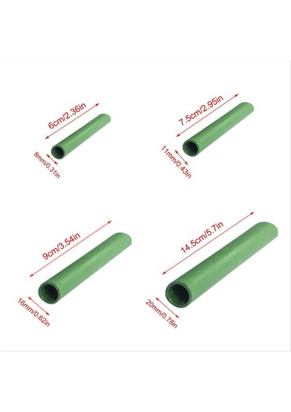 20PCS 20MM Bahçe Kazık Düz Konnektörler Plastik Bahçe Kazı Boru Ağır Hizmet Bitki Destek Pisseri (Yurt Dışından) indirimleri