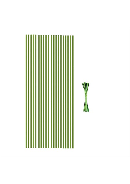 Bitki Bahisleri, Kapalı Bitkiler Için Uygun Bitki Destek Bahisleri, 20PCS Bahçe Yeşil Bükülebilir Tek Kök Bitki Çubukları (Yurt Dışından)