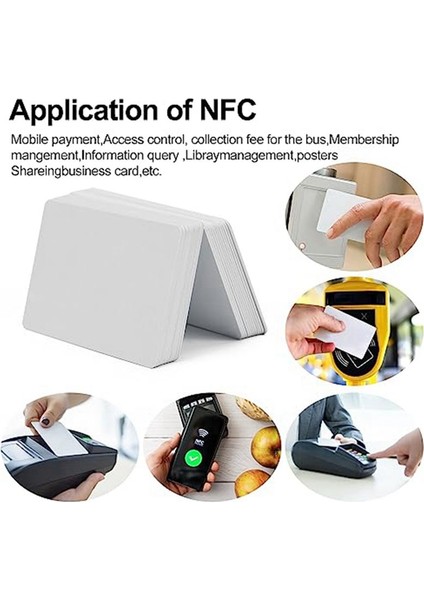50 Pcs NTAG215 Nfc Kartları Boş 215 Nfc Kartlar 215 Etiketler Yeniden Yazılabilir Nfc Kartları 504 Bayt Tüm Nfc Özellikli Cihaz Için Bellek (Yurt Dışından) indirimleri