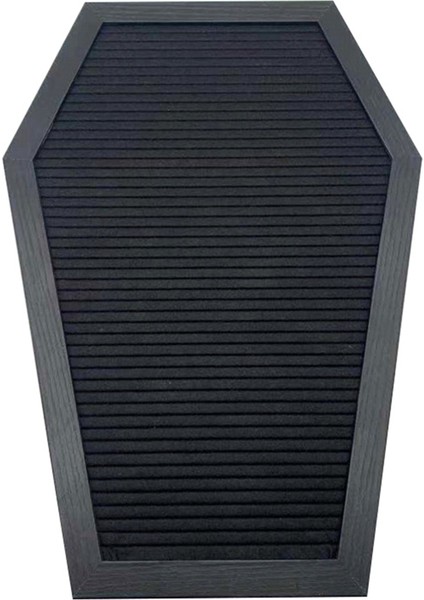 Tabut Harf Panosu, Dekorasyon Gotik Dekor Ürkütücü Hediye Siyah (Yurt Dışından)