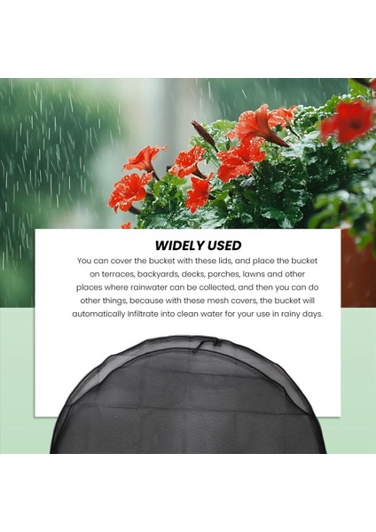 3 Adet Yağmur Namu Için Örgü Kapak, Su Toplama Kovaları Kapak Tank Hasat Aracı Koruyucu Yağmur Namlu Ağı (Yurt Dışından) fiyatları