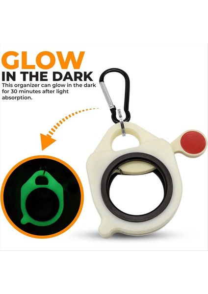 Taşınabilir Kravat Organizatör Kablo Kravat Organizatör Kablo Kravat Depolama Taşınabilir Floresan Depolama Kablo Kravat Tutucu (Yurt Dışından) fırsatları