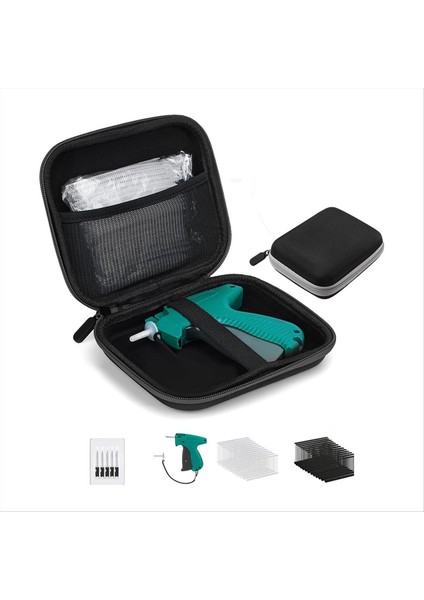 Sert Çanta ile Giyim Için Etiketleme Tabancası, 500 Siyah ve 500 Beyaz 2 Inçlik Diken Tutturucuları, 6 Iğneler, Standart Perakende Tagging (Yurt Dışından)