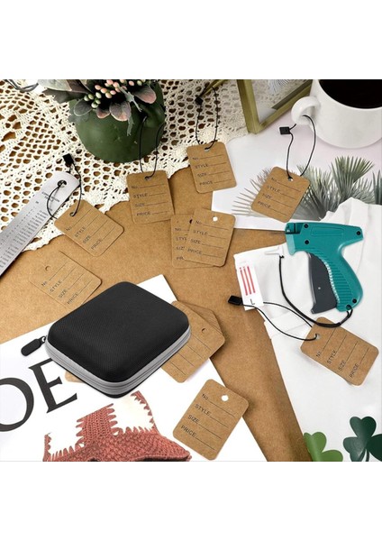 Sert Çanta ile Giyim Için Etiketleme Tabancası, 500 Siyah ve 500 Beyaz 2 Inçlik Diken Tutturucuları, 6 Iğneler, Standart Perakende Tagging (Yurt Dışından) fiyatları