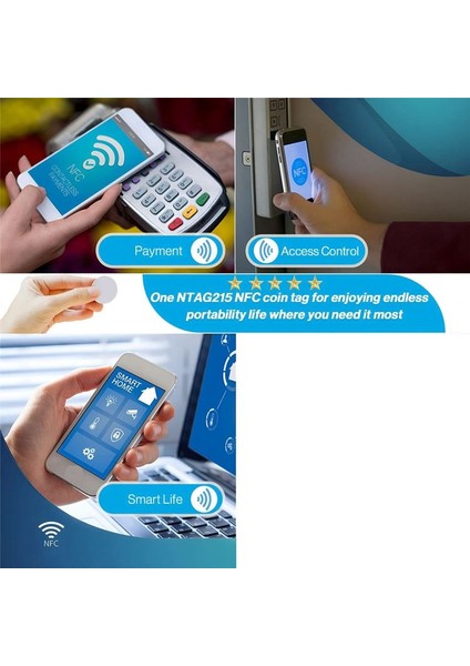 Nfc Etiketleri, Nfc Kartları, 215 Nfc Etiketi Yeniden Verilebilir 215 Nfc Para Kartları Uyumlu, Nfc Özellikli Cep Telefonları ve Cihazlar (Yurt Dışından) fırsatları
