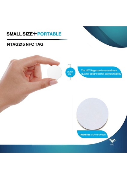 Nfc Etiketleri, Nfc Kartları, 215 Nfc Etiketi Yeniden Verilebilir 215 Nfc Para Kartları Uyumlu, Nfc Özellikli Cep Telefonları ve Cihazlar (Yurt Dışından) indirimleri